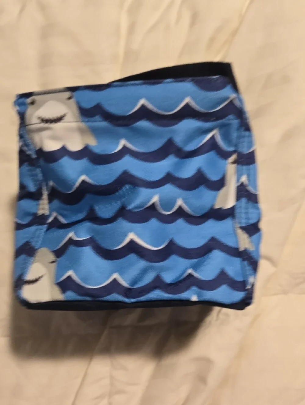 thirty-one Blue Wave Mesh Front Littles Carry-all Caddy In Shark Pattern